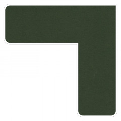 Паспарту для картины цвет зелёный D5039T-A, толщина 1 мм