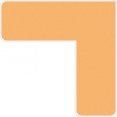 Паспарту для картин цвет перситковый NS500-A, толщина 1 мм