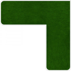 Картон для паспарту, зелёный бархат, NS577-A толщина 1 мм