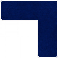Картон для паспарту, синий бархат, NS581-A толщина 1 мм